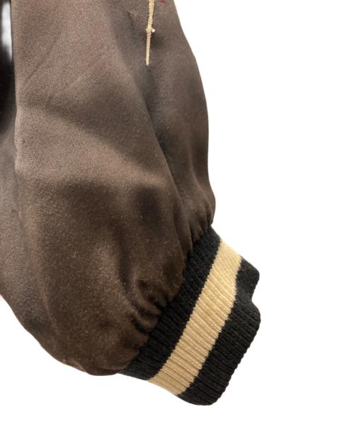 JUNK STAR（ジャンクスター）JUNK STAR (ジャンクスター) スカル柄リバーシブルスカジャン ブラック サイズ:Lの古着・服飾アイテム