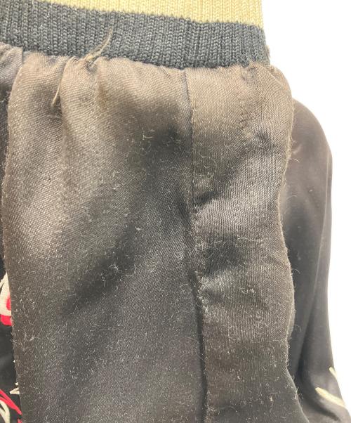 JUNK STAR（ジャンクスター）JUNK STAR (ジャンクスター) スカル柄リバーシブルスカジャン ブラック サイズ:Lの古着・服飾アイテム