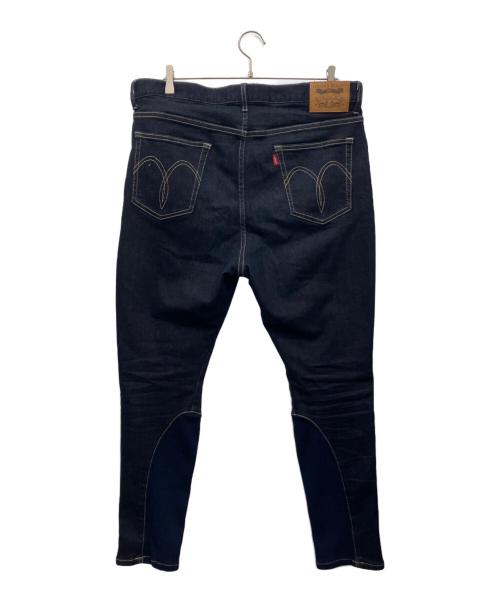 GLAM（グラム）GLAM (グラム) ポリーサルエルパンツ インディゴ サイズ:Lの古着・服飾アイテム