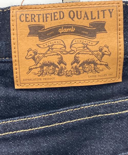 GLAM（グラム）GLAM (グラム) ポリーサルエルパンツ インディゴ サイズ:Lの古着・服飾アイテム