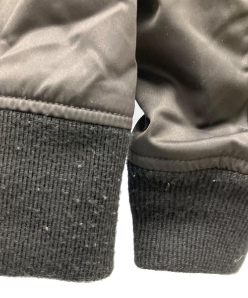 GLAM（グラム）GLAM (グラム) キャロルMA-1ブルゾン ブラック サイズ:Mの古着・服飾アイテム