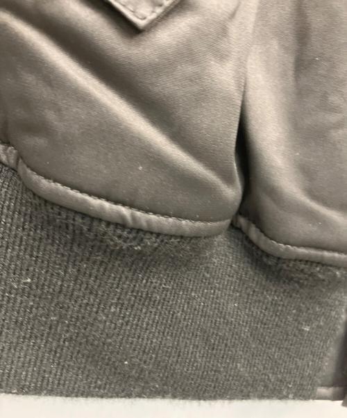 GLAM（グラム）GLAM (グラム) キャロルMA-1ブルゾン ブラック サイズ:Mの古着・服飾アイテム