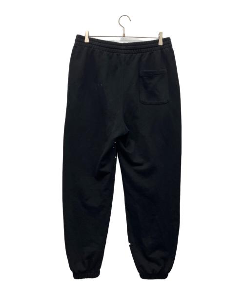 NUMBER (N)INE（ナンバーナイン）NUMBER (N)INE (ナンバーナイン) ハンドペイントスウェットパンツ ブラック サイズ:XLの古着・服飾アイテム