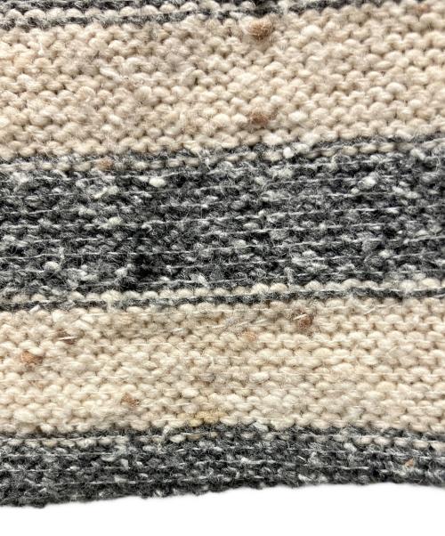 YAMAMOTOYOHJI（ヤマモトヨウジ）YAMAMOTOYOHJI (ヤマモトヨウジ) ニットポロシャツ ベージュ×グレー サイズ:不明の古着・服飾アイテム