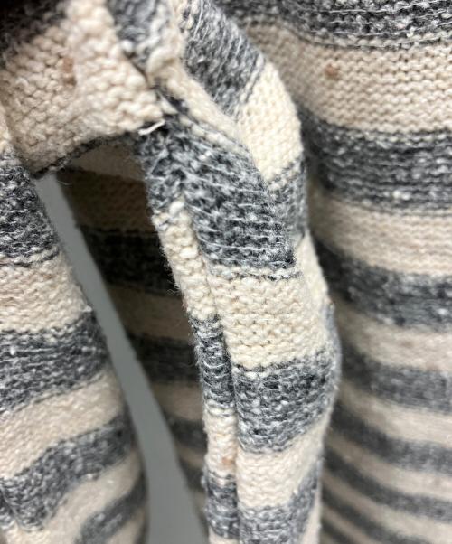 YAMAMOTOYOHJI（ヤマモトヨウジ）YAMAMOTOYOHJI (ヤマモトヨウジ) ニットポロシャツ ベージュ×グレー サイズ:不明の古着・服飾アイテム