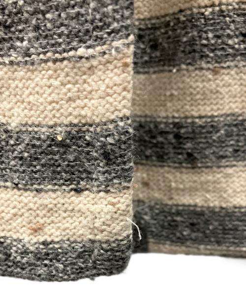 YAMAMOTOYOHJI（ヤマモトヨウジ）YAMAMOTOYOHJI (ヤマモトヨウジ) ニットポロシャツ ベージュ×グレー サイズ:不明の古着・服飾アイテム