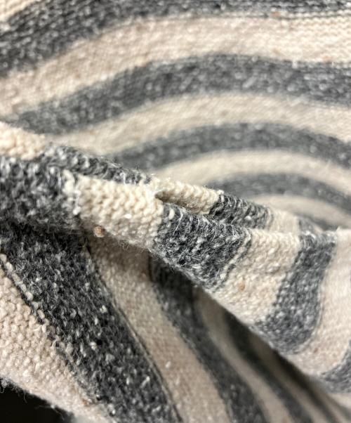 YAMAMOTOYOHJI（ヤマモトヨウジ）YAMAMOTOYOHJI (ヤマモトヨウジ) ニットポロシャツ ベージュ×グレー サイズ:不明の古着・服飾アイテム