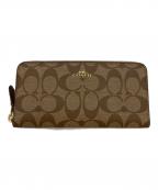 COACHコーチ）の古着「長財布」｜ブラウン