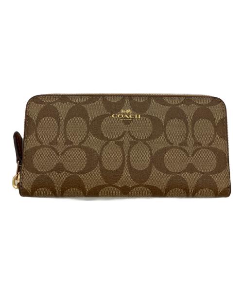 COACH（コーチ）COACH (コーチ) 長財布 ブラウンの古着・服飾アイテム