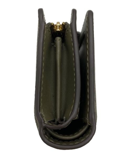 MICHAEL KORS（マイケル・コース）MICHAEL KORS (マイケル・コース) 2つ折り財布 オリーブの古着・服飾アイテム