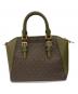 MICHAEL KORS (マイケル・コース) ハンドバッグ オリーブ×ブラウン：7000円
