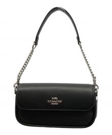 COACH（コーチ）の古着「ヘイリー フラップバッグ」｜ブラック