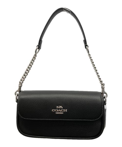 COACH（コーチ）COACH (コーチ) ヘイリー フラップバッグ ブラックの古着・服飾アイテム