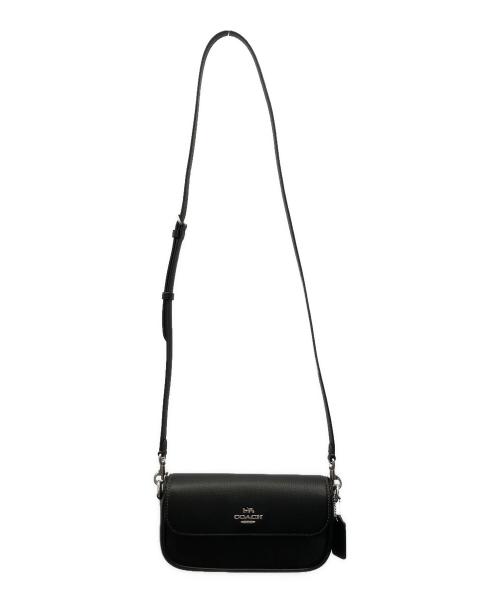 COACH（コーチ）COACH (コーチ) ヘイリー フラップバッグ ブラックの古着・服飾アイテム