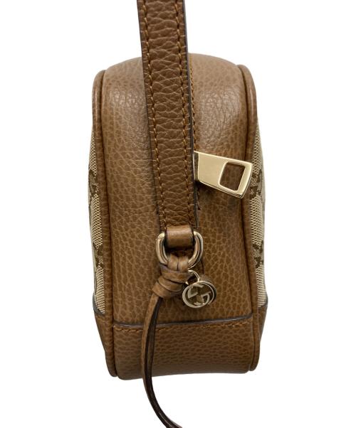 GUCCI（グッチ）GUCCI (グッチ) ショルダーバッグ ブラウン×ベージュの古着・服飾アイテム