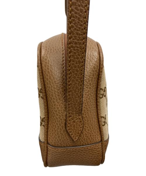 GUCCI（グッチ）GUCCI (グッチ) ショルダーバッグ ブラウン×ベージュの古着・服飾アイテム