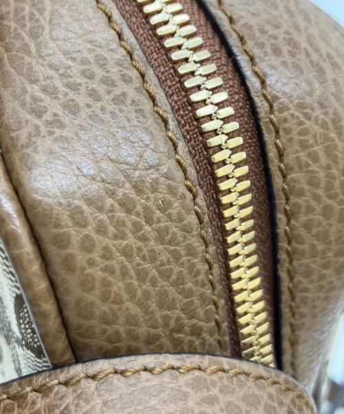 GUCCI（グッチ）GUCCI (グッチ) ショルダーバッグ ブラウン×ベージュの古着・服飾アイテム