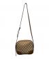 中古・古着 GUCCI (グッチ) ショルダーバッグ ブラウン×ベージュ：75000円