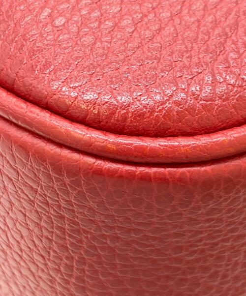 GUCCI（グッチ）GUCCI (グッチ) ショルダーバッグ ベージュ×レッドの古着・服飾アイテム