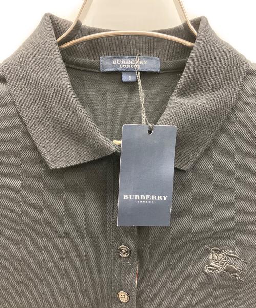 BURBERRY LONDON（バーバリーロンドン）BURBERRY LONDON (バーバリーロンドン) ポロシャツ ブラック サイズ:Mの古着・服飾アイテム