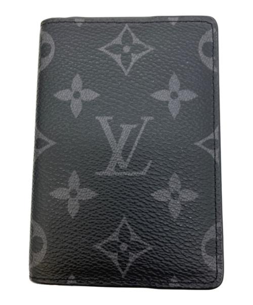 LOUIS VUITTON（ルイ ヴィトン）LOUIS VUITTON (ルイ ヴィトン) カードケース ブラック×グレーの古着・服飾アイテム