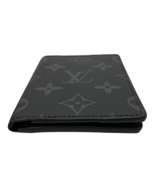 LOUIS VUITTON（ルイ ヴィトン）LOUIS VUITTON (ルイ ヴィトン) カードケース ブラック×グレーの古着・服飾アイテム
