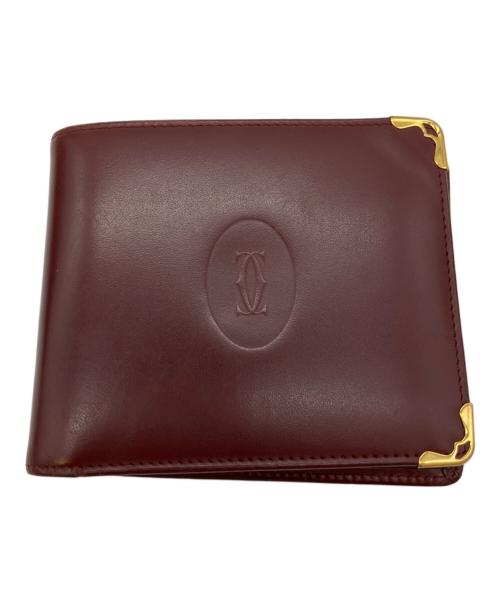 Cartier（カルティエ）Cartier (カルティエ) 2つ折り財布 レッドの古着・服飾アイテム