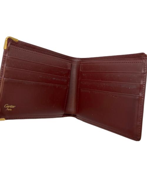 Cartier（カルティエ）Cartier (カルティエ) 2つ折り財布 レッドの古着・服飾アイテム