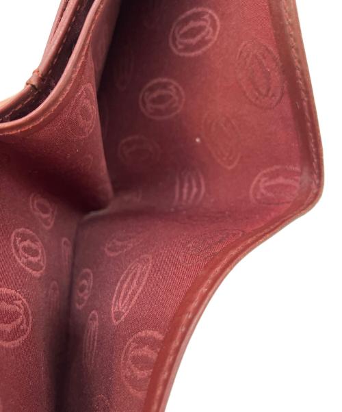 Cartier（カルティエ）Cartier (カルティエ) 2つ折り財布 レッドの古着・服飾アイテム