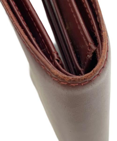 Cartier（カルティエ）Cartier (カルティエ) 2つ折り財布 レッドの古着・服飾アイテム