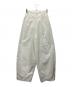 Noble (ノーブル) ナイロンタフタボリュームパンツ ホワイト サイズ:38：8000円