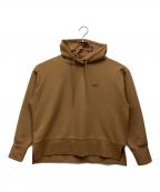 LACOSTEラコステ）の古着「ショートパーカー」｜ブラウン
