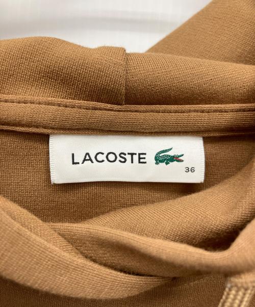 LACOSTE（ラコステ）LACOSTE (ラコステ) ショートパーカー ブラウン サイズ:36の古着・服飾アイテム
