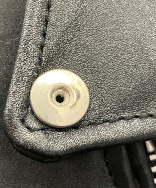 GOSTAR DE FUGA（ゴスタール ジ フーガ）GOSTAR DE FUGA (ゴスタール ジ フーガ) レザーライダースジャケット ブラック サイズ:44の古着・服飾アイテム