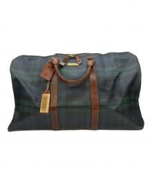 RALPH LAUREN（ラルフローレン）の古着「ボストンバッグ」｜グリーン×ブラウン