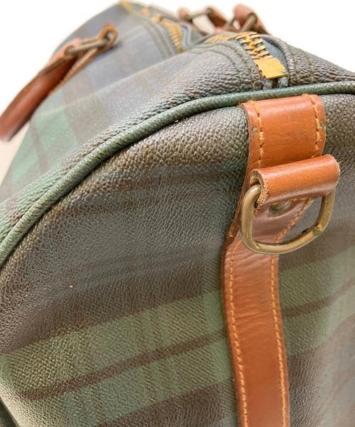 RALPH LAUREN（ラルフローレン）RALPH LAUREN (ラルフローレン) ボストンバッグ グリーン×ブラウンの古着・服飾アイテム