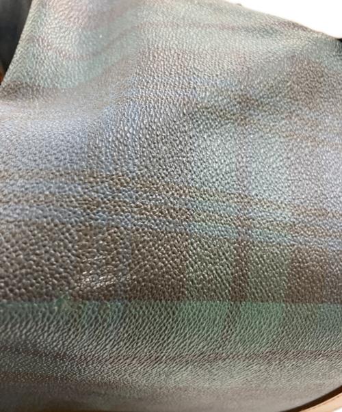 RALPH LAUREN（ラルフローレン）RALPH LAUREN (ラルフローレン) ボストンバッグ グリーン×ブラウンの古着・服飾アイテム