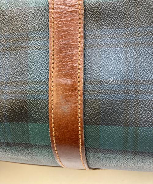 RALPH LAUREN（ラルフローレン）RALPH LAUREN (ラルフローレン) ボストンバッグ グリーン×ブラウンの古着・服飾アイテム