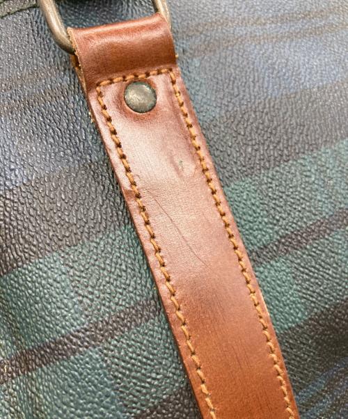 RALPH LAUREN（ラルフローレン）RALPH LAUREN (ラルフローレン) ボストンバッグ グリーン×ブラウンの古着・服飾アイテム