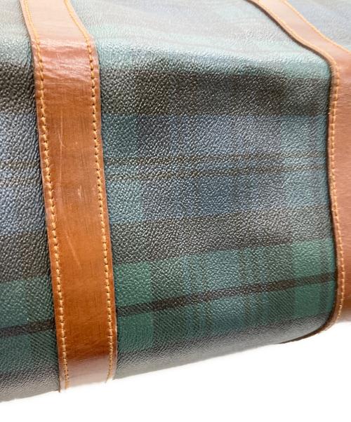 RALPH LAUREN（ラルフローレン）RALPH LAUREN (ラルフローレン) ボストンバッグ グリーン×ブラウンの古着・服飾アイテム