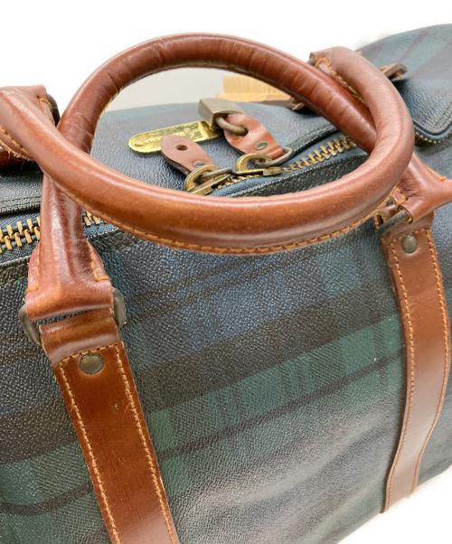 RALPH LAUREN（ラルフローレン）RALPH LAUREN (ラルフローレン) ボストンバッグ グリーン×ブラウンの古着・服飾アイテム