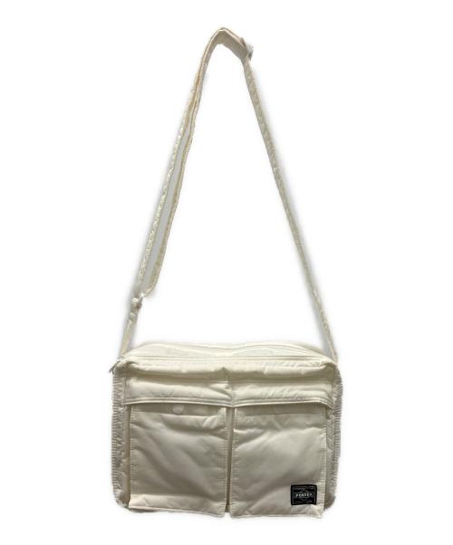 PORTER（ポーター）PORTER (ポーター) FAT (エフエーティー) ショルダーバッグ ホワイトの古着・服飾アイテム