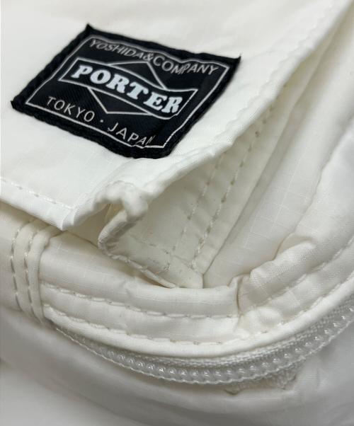 PORTER（ポーター）PORTER (ポーター) FAT (エフエーティー) ショルダーバッグ ホワイトの古着・服飾アイテム