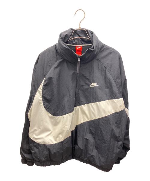 NIKE（ナイキ）NIKE (ナイキ) BIG SWOOSH ANRK JACKET ブラック×ホワイト サイズ:XXLの古着・服飾アイテム