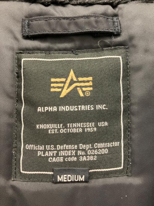 ALPHA（アルファ）ALPHA (アルファ) N-3Bタイプコート ブラック サイズ:Mの古着・服飾アイテム