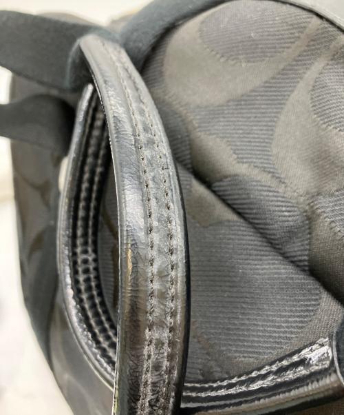 COACH（コーチ）COACH (コーチ) ボストンバッグ ブラックの古着・服飾アイテム