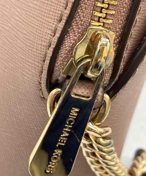 MICHAEL KORS（マイケル・コース）MICHAEL KORS (マイケル・コース) ショルダーバッグ ピンクの古着・服飾アイテム