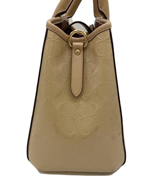 COACH（コーチ）COACH (コーチ) 2WAYバッグ ピンクベージュの古着・服飾アイテム