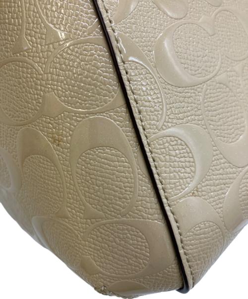 COACH（コーチ）COACH (コーチ) 2WAYバッグ ピンクベージュの古着・服飾アイテム