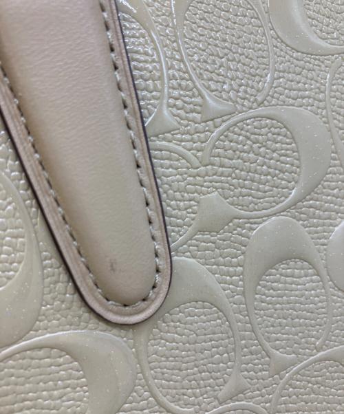 COACH（コーチ）COACH (コーチ) 2WAYバッグ ピンクベージュの古着・服飾アイテム